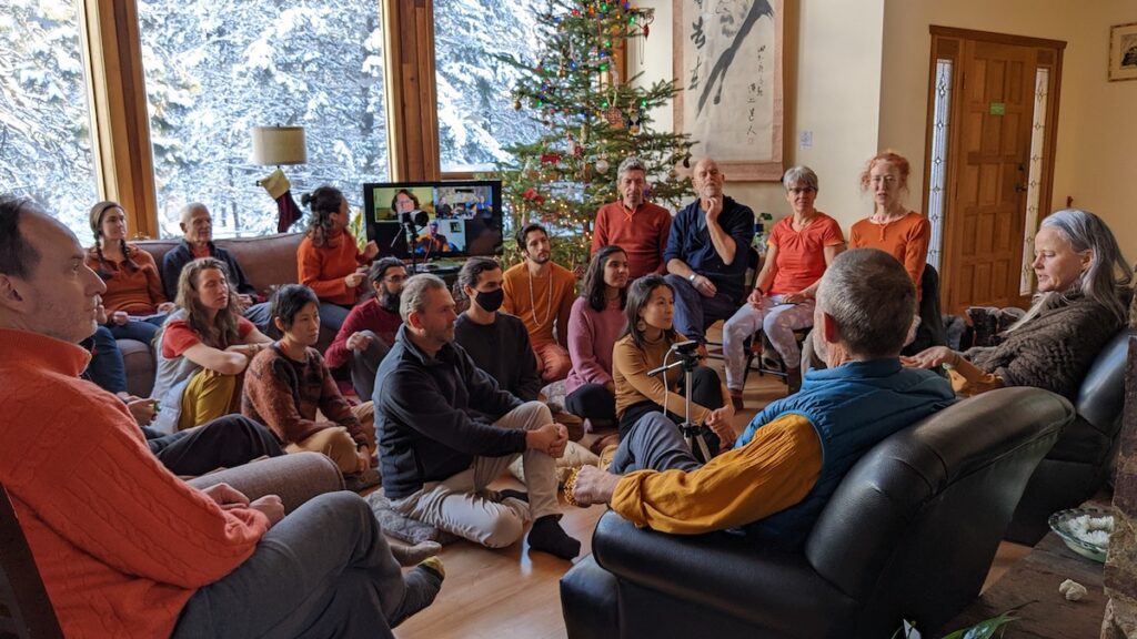 sangha in sanctuary living room